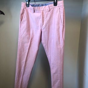 JCrew Bowery red trousers 31/32